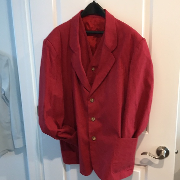 Tip Top jacket and vest in red. - Picture 11 of 12